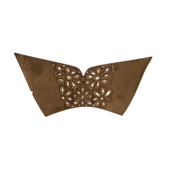 Semi-finished products of laser-heated diamond upper for women's slippers