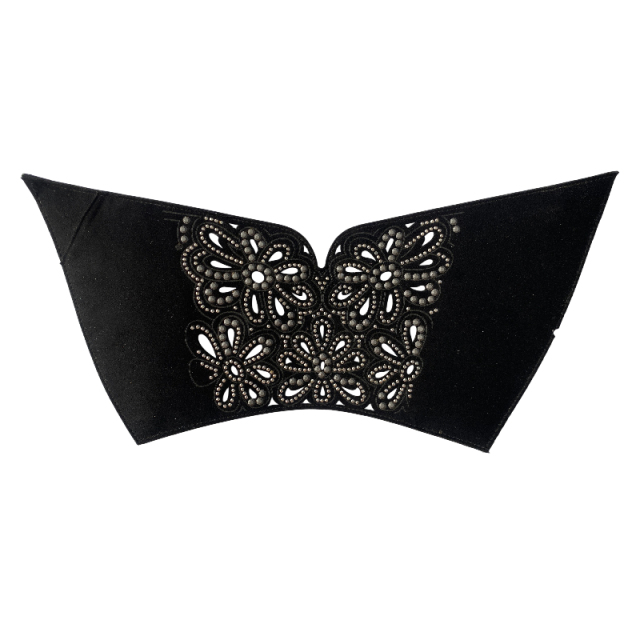 Semi-finished products of laser-heated diamond upper for women's slippers