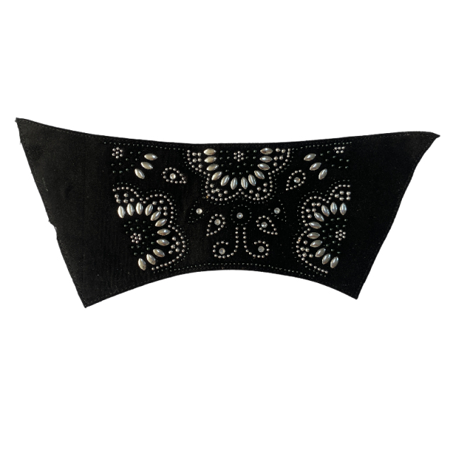 Semi-finished products of laser-heated diamond upper for women's slippers