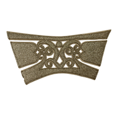 Colorful woven embossed diamond upper