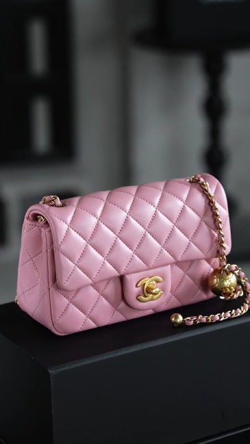 Chanel Golden Ball Pink MINI