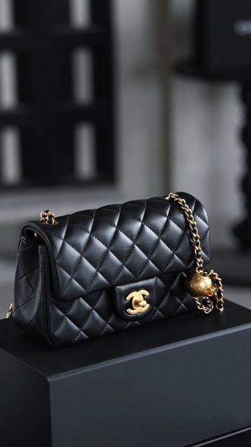 Chanel Gold Ball Black MINI