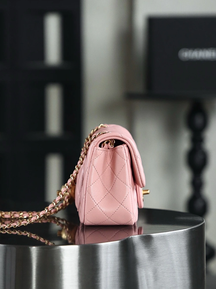 Chanel Golden Ball Pink MINI