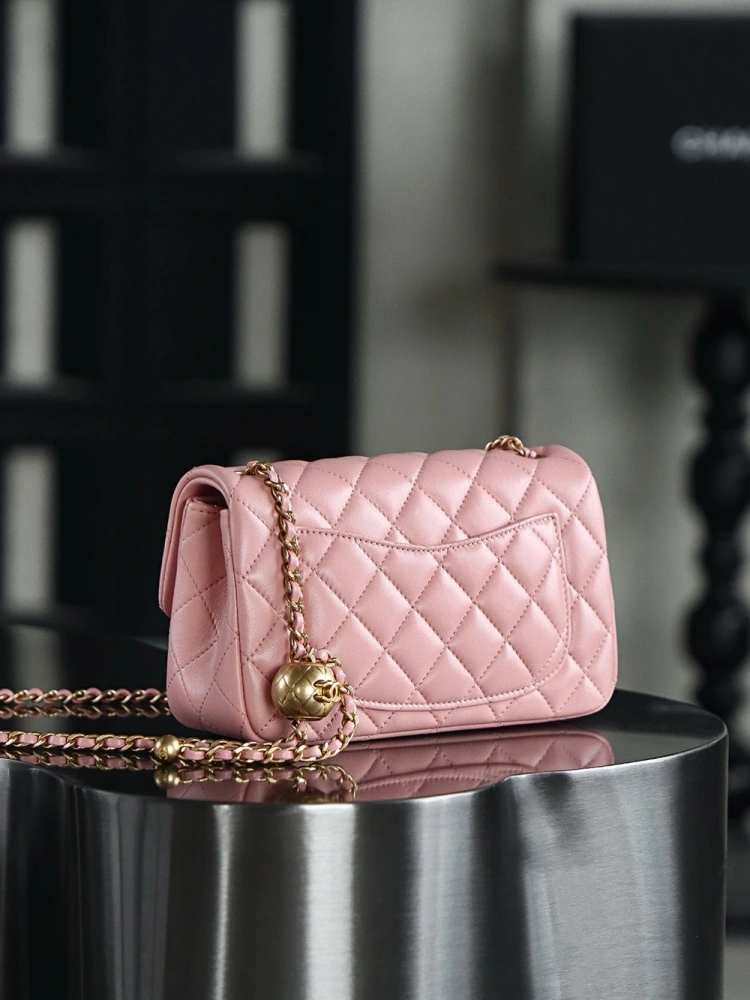 Chanel Golden Ball Pink MINI