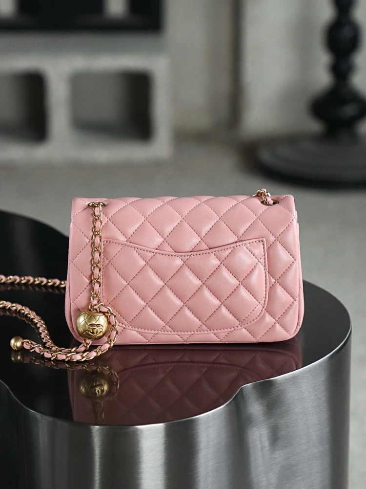 Chanel Golden Ball Pink MINI