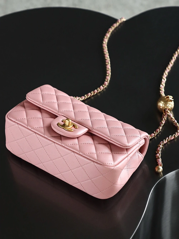 Chanel Golden Ball Pink MINI
