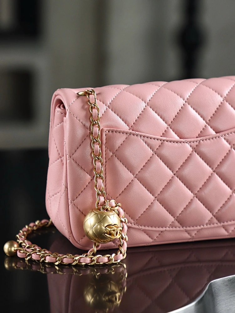 Chanel Golden Ball Pink MINI
