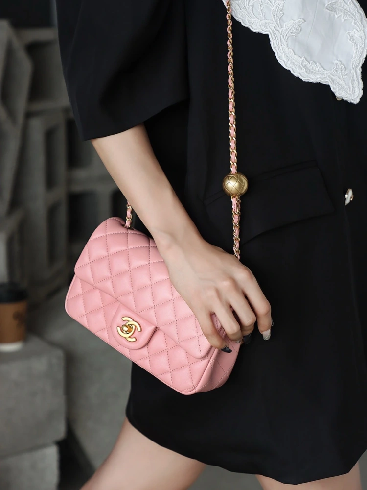 Chanel Golden Ball Pink MINI