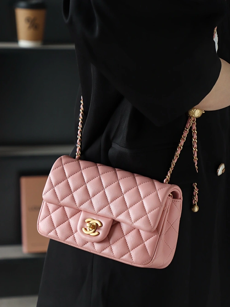 Chanel Golden Ball Pink MINI