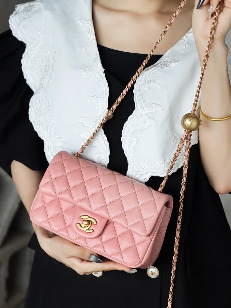 Chanel Golden Ball Pink MINI