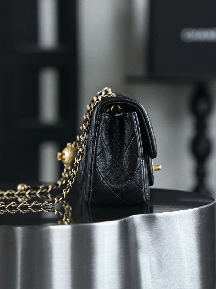 Chanel Gold Ball Black MINI