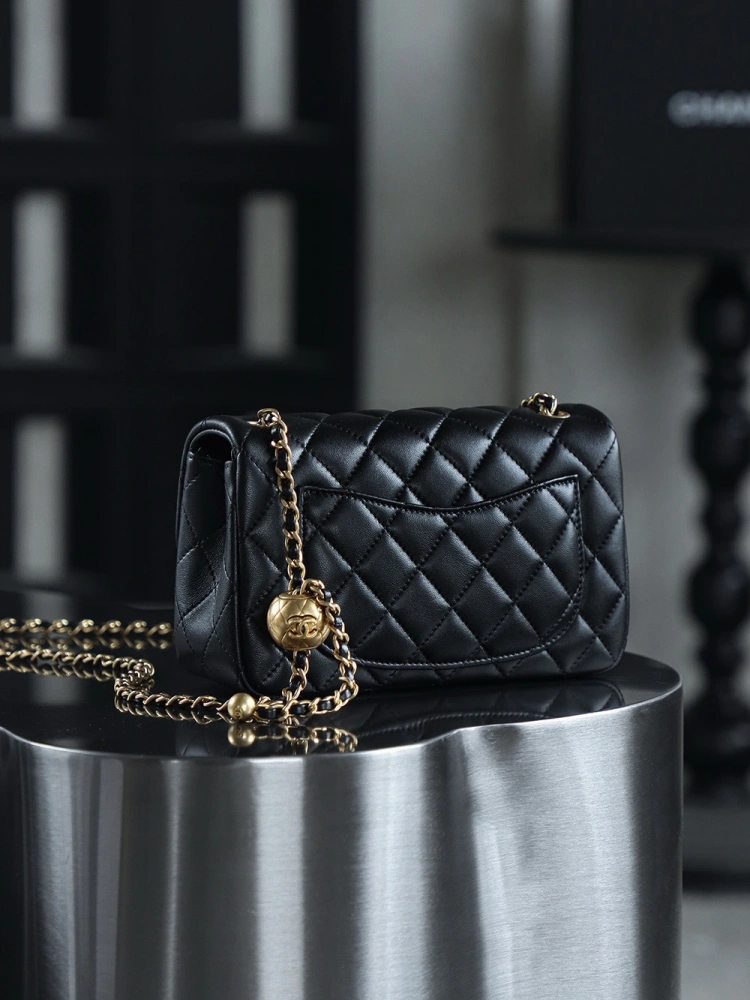 Chanel Gold Ball Black MINI