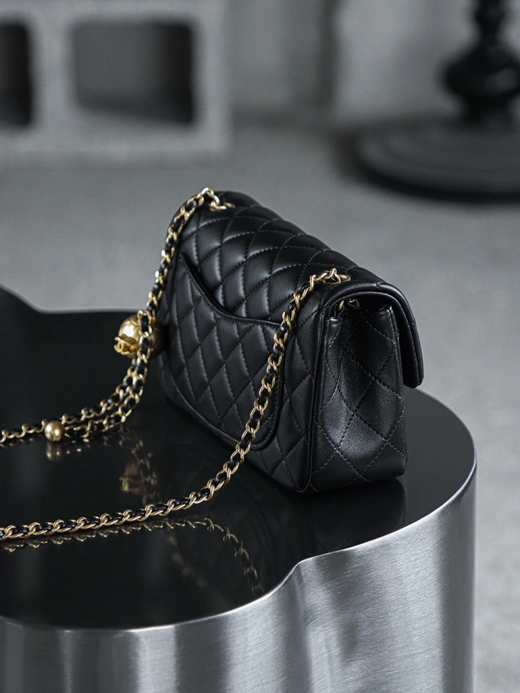 Chanel Gold Ball Black MINI