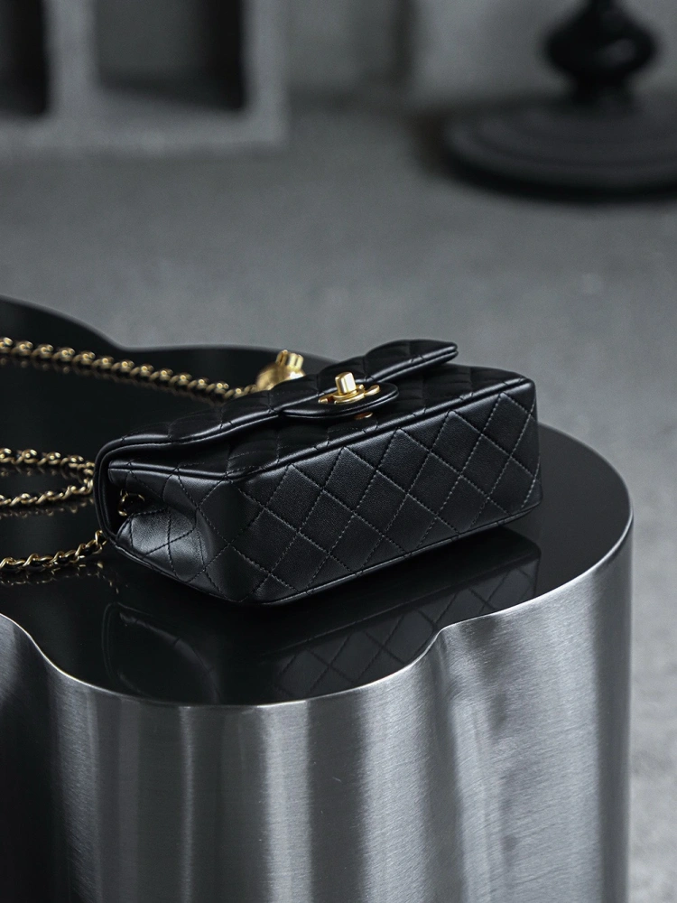 Chanel Gold Ball Black MINI