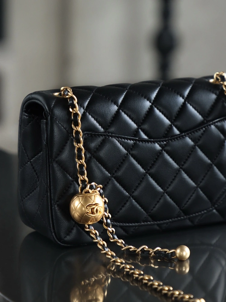 Chanel Gold Ball Black MINI
