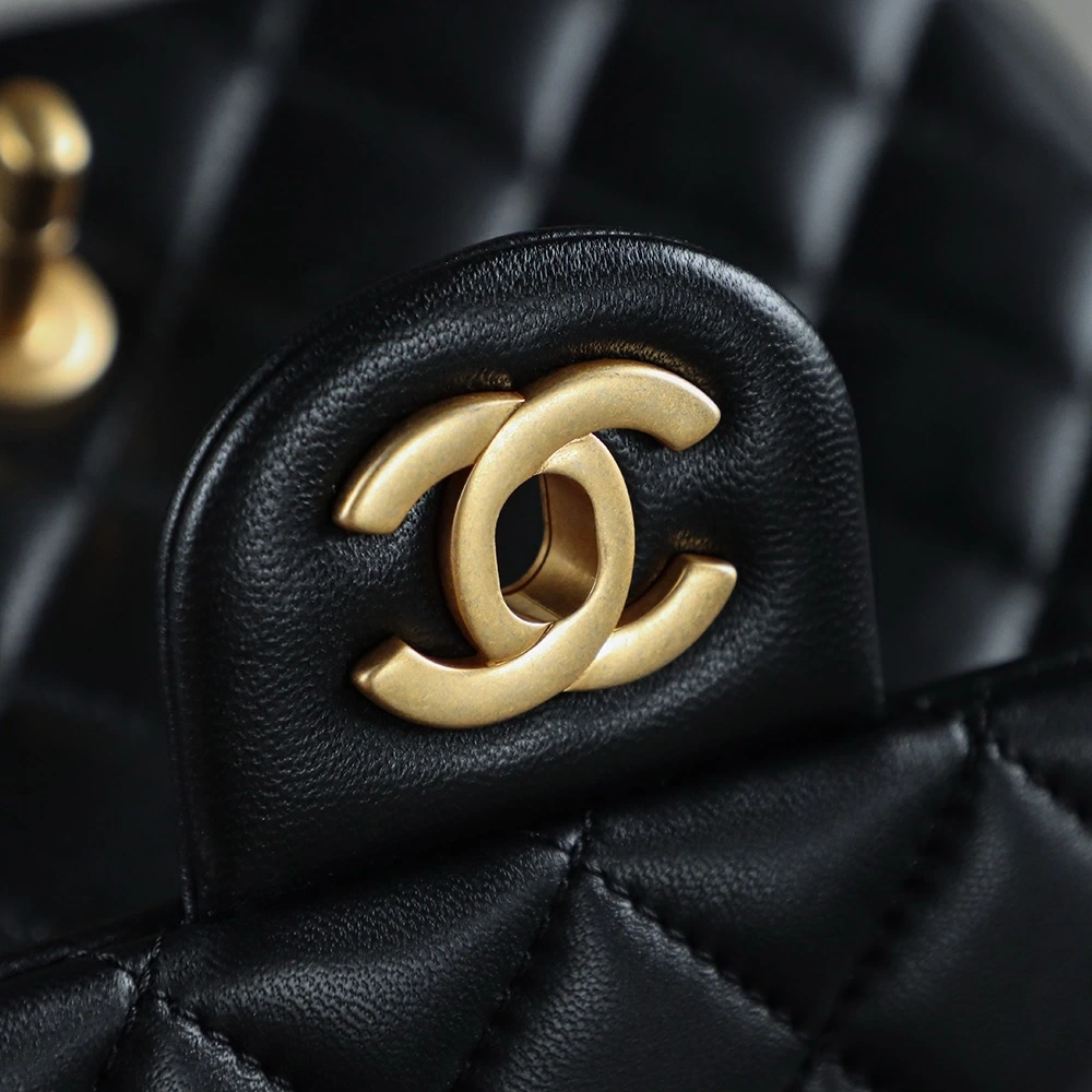 Chanel Gold Ball Black MINI