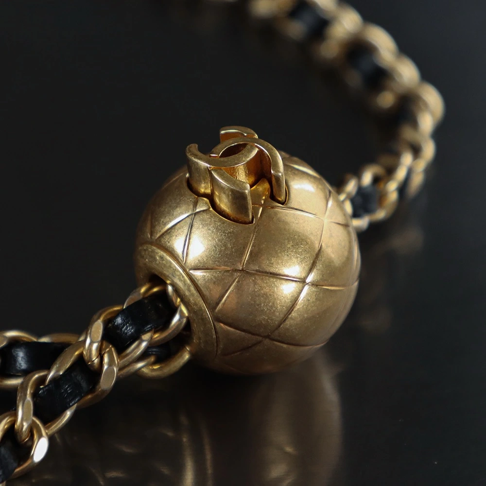 Chanel Gold Ball Black MINI