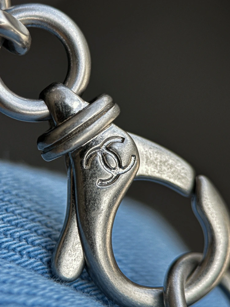 Chanel 25P Denim Lunch Box Bag