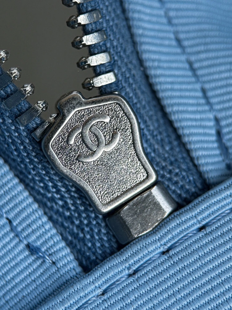 Chanel 25P Denim Lunch Box Bag
