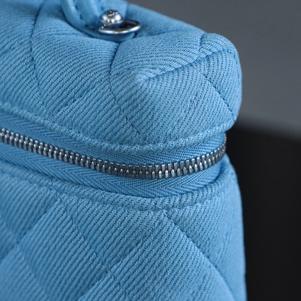 Chanel 25P Denim Lunch Box Bag
