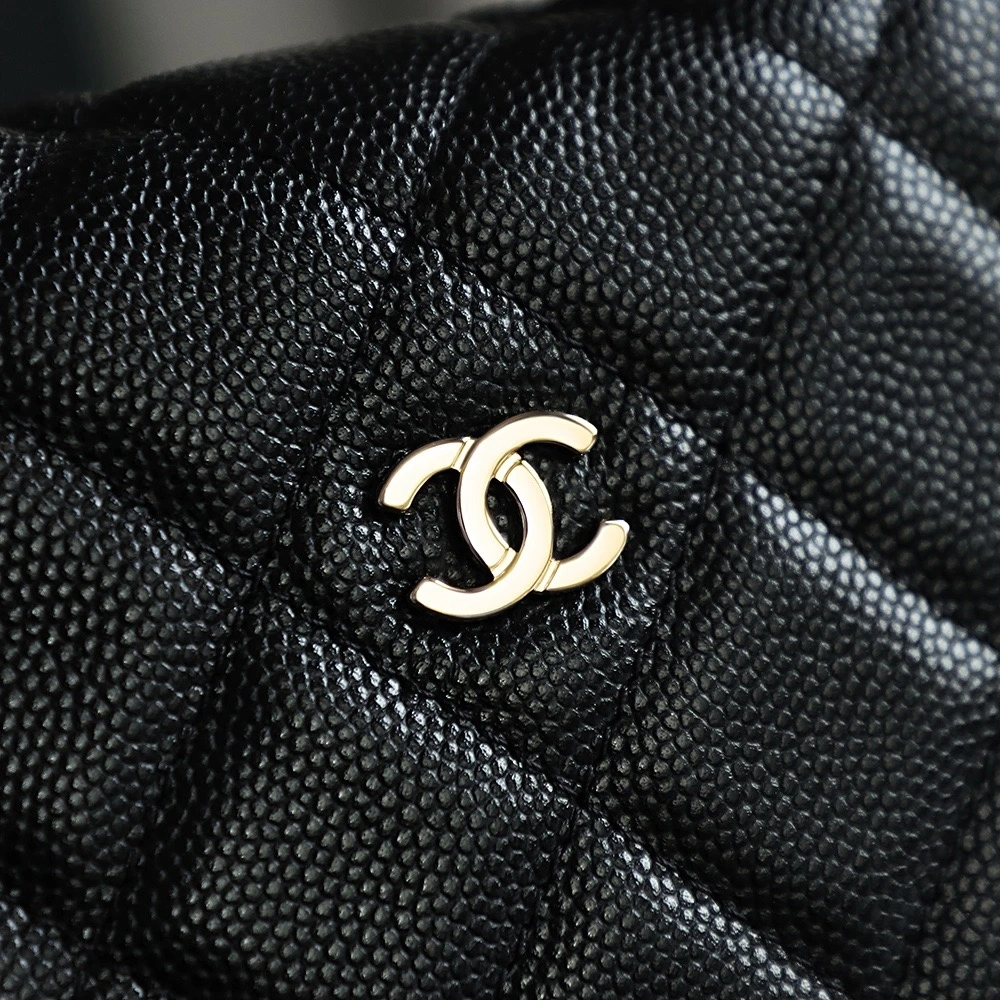 Chanel 25C Lunch Box Bag Black