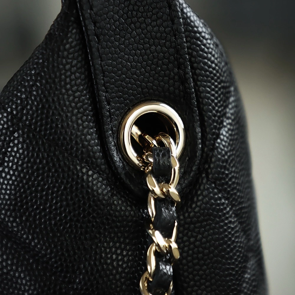 Chanel 25C Lunch Box Bag Black