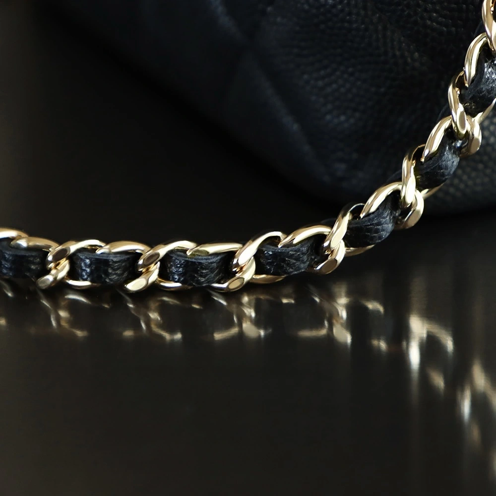 Chanel 25C Lunch Box Bag Black