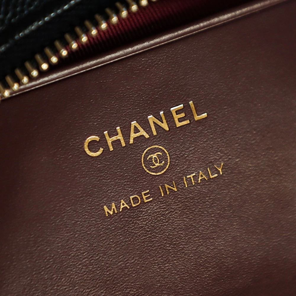 Chanel 25C Lunch Box Bag Black