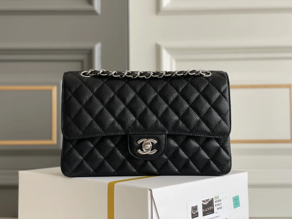 Medium CF Chanel Classic Flap Bag Caviar