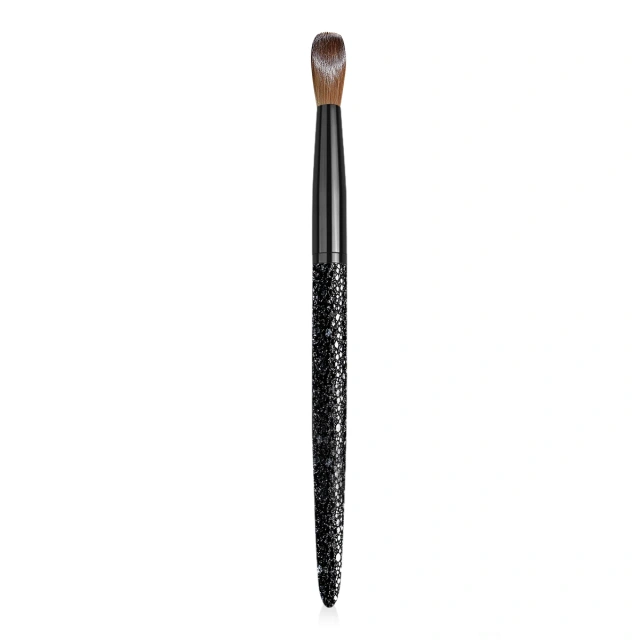 2025 New Arrival Best Nails Brush Acrylic Kolinsky 100% Sable Bristles Metal Handle PINK Diamond Nail Brushes for Acrylic