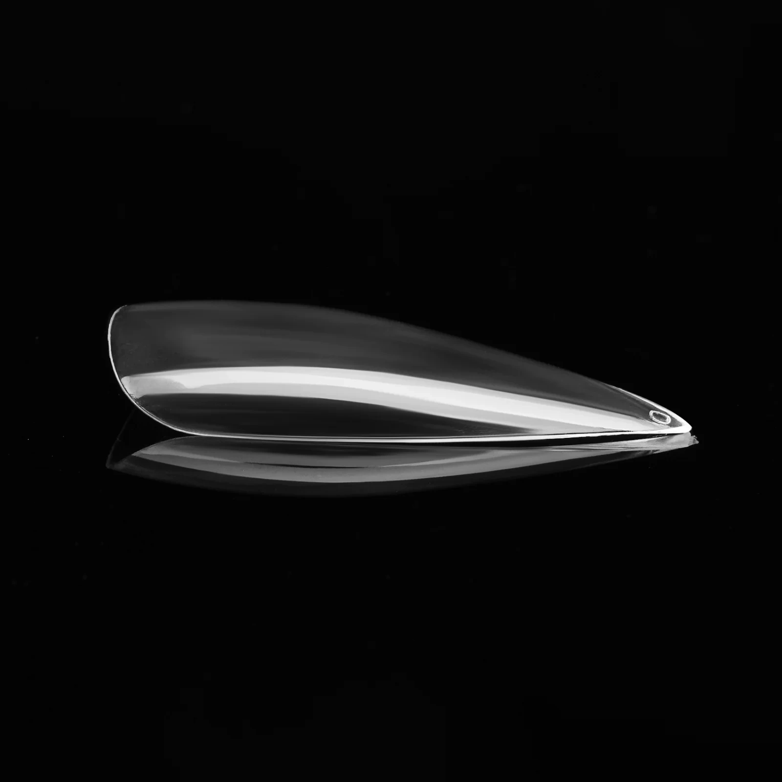 600 Pieces Soft Gel Clear Full Cover Nail Tips Long Stiletto Shape Natural 14 Sizes Gel Nail Tips Custom Box