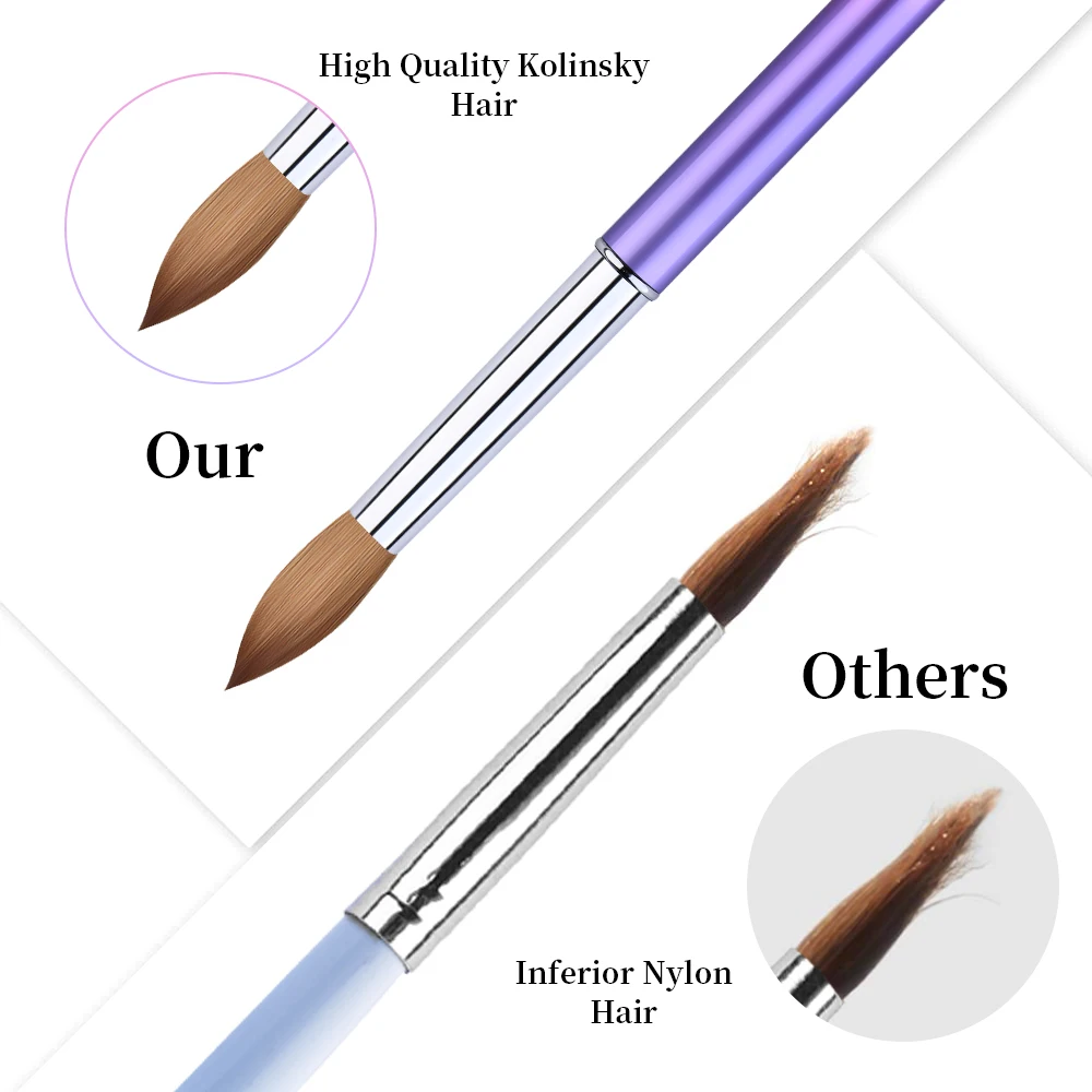 Green Metal Nail Brush