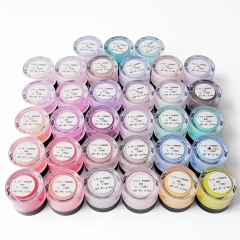 Professional Glitter Acrylic Powder Vendors Bulk Private Label Custom Nude Nail Acrylic Powders Wholesale Cover Pink 0.5oz