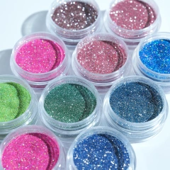 High Quality Japanese Nail Art Pigment Nail Glitter Powder Chrome Nail Powder Set 48 Colours