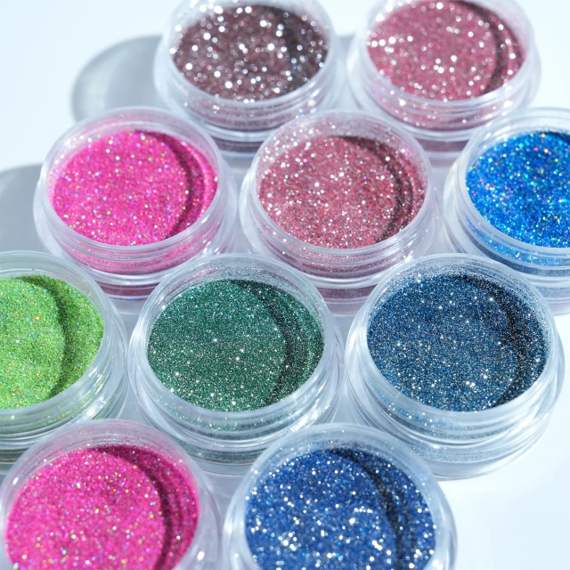 High Quality Japanese Nail Art Pigment Nail Glitter Powder Chrome Nail Powder Set 48 Colours