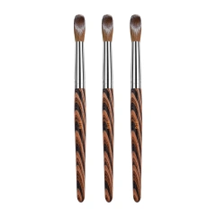 2025 New Acrylic Nail Brush 100 % Kolinsky Sable Germany Wood Handle 100% Mink Hair Nail Powder Brush  #14 #16 #18