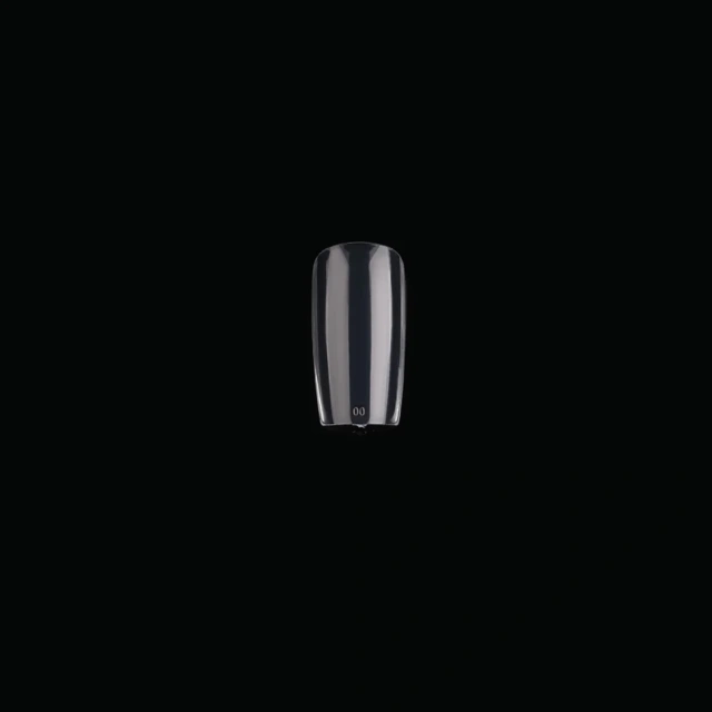 252Pcs Gel Fake Nail Tips Full Cover Natural Medium Square Straight Nail Tips With Measurements 14 Sizes