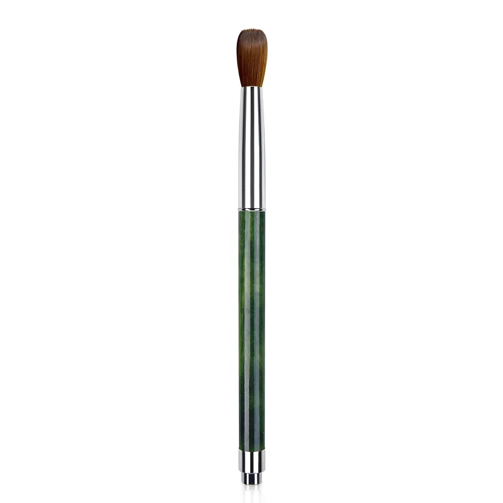 New Design Fashionable Handle Custom Logo Fluffy Nail Brush Personalized Acrylic Nail Brush 100 Kolinsky Crimped 14/16/18