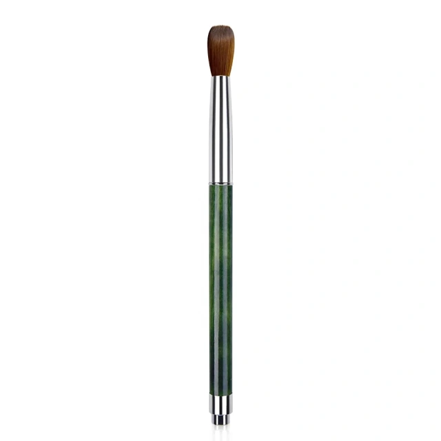 New Design Fashionable Handle Custom Logo Fluffy Nail Brush Personalized Acrylic Nail Brush 100 Kolinsky Crimped 14/16/18