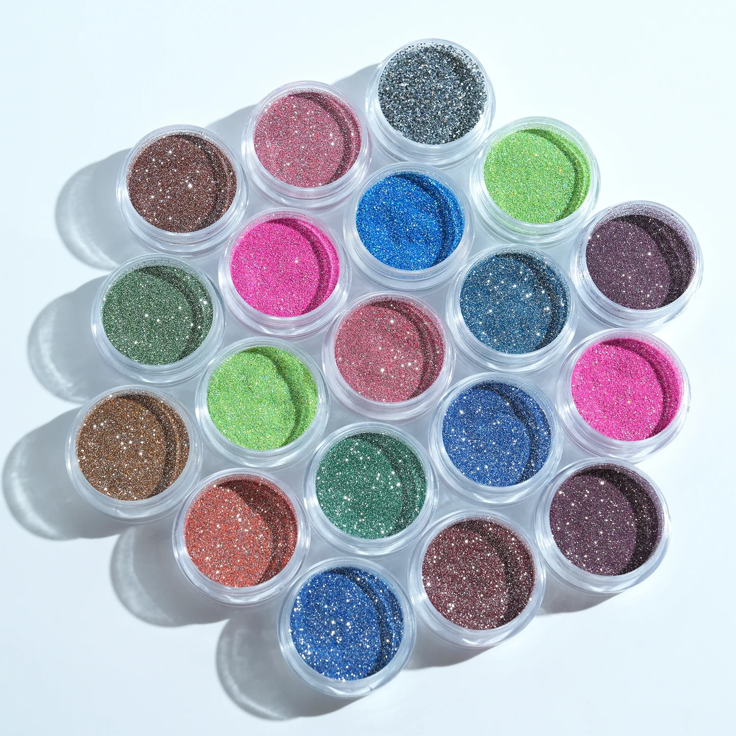 High Quality Japanese Nail Art Pigment Nail Glitter Powder Chrome Nail Powder Set 48 Colours