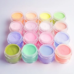 Professional Glitter Acrylic Powder Vendors Bulk Private Label Custom Nude Nail Acrylic Powders Wholesale Cover Pink 0.5oz