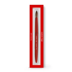 Luxury Acrylic Brush USA Size Classics Red Metal High Quality Custom 100% Kolinsky Acrylic Nail Brush