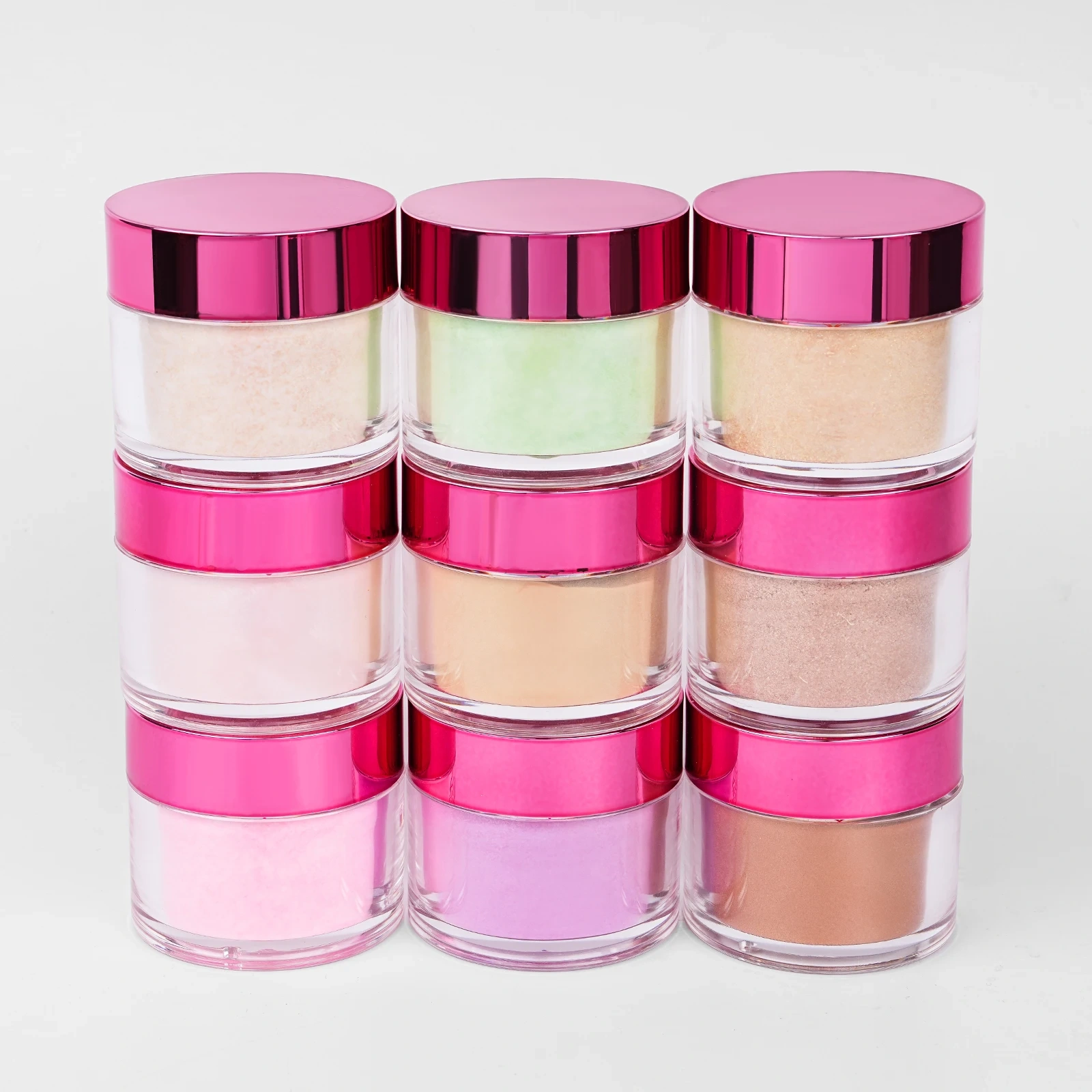 Professional Glitter Acrylic Powder Vendors Bulk Private Label Custom Nude Nail Acrylic Powders Wholesale Cover Pink 2oz