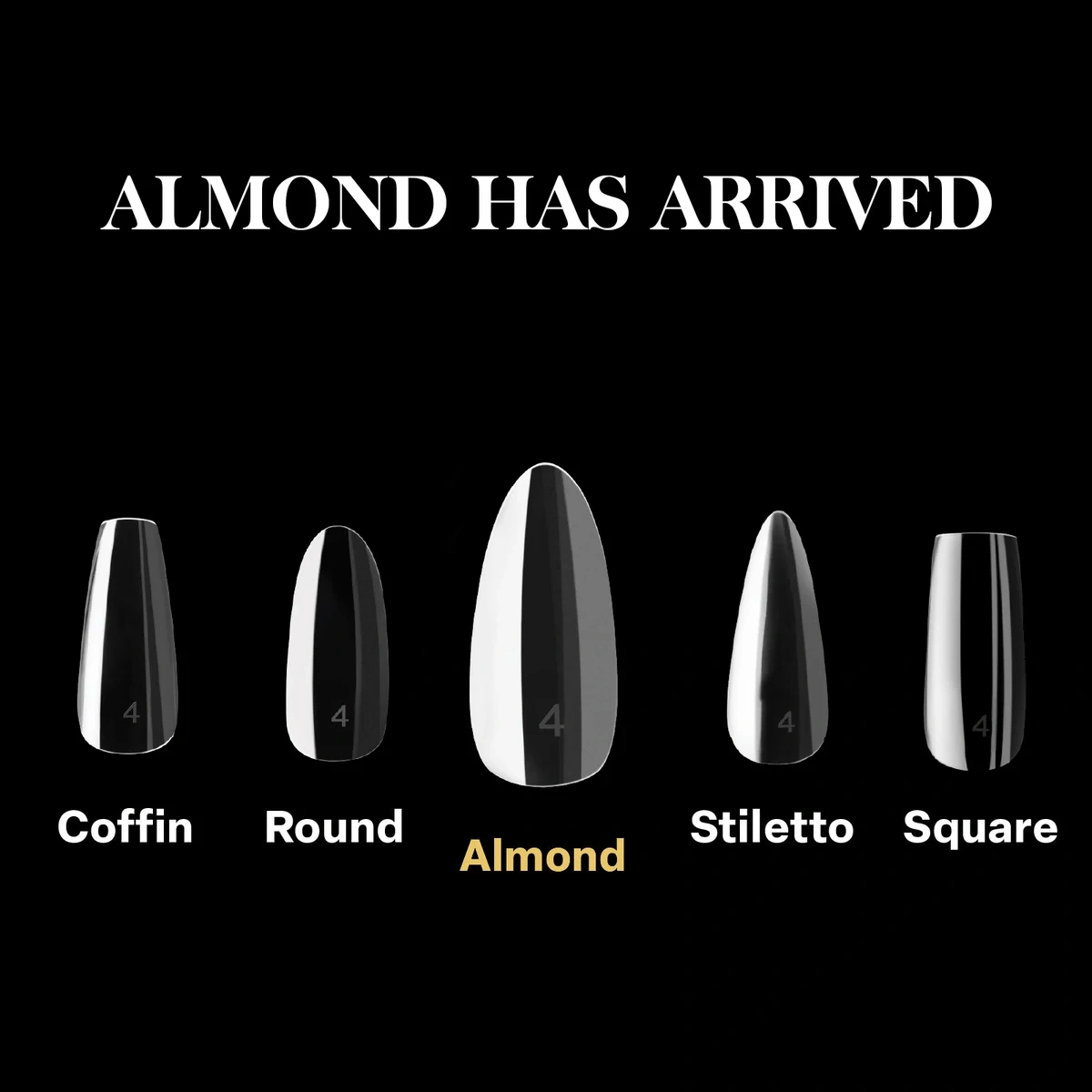 168Pcs Full Cover Nail Tips Wholesale Natural Almond Medium Soft Gel Nail Tips 14 Sizes With Box