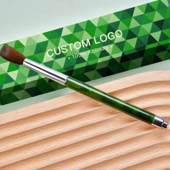 New Design Fashionable Handle Custom Logo Fluffy Nail Brush Personalized Acrylic Nail Brush 100 Kolinsky Crimped 14/16/18