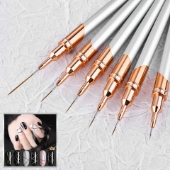 Professional Salon Grade Private Label Liner Brush Nail Art 5/7/9/11/15/25MM Extra Thin Nail Art Brush With Different Sizes