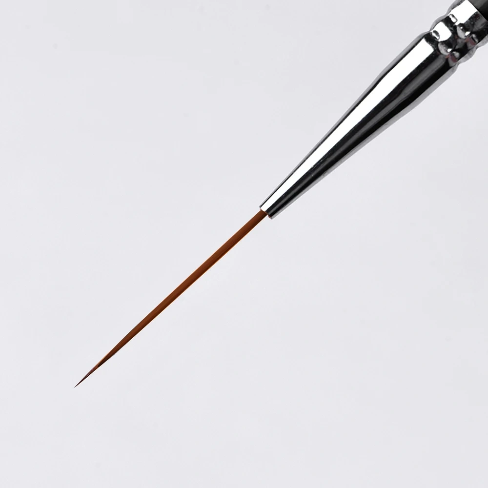 Custom Size Nail Art Liner Brush UV Gel Painting Acrylic Nail Brushes Striping Liner Brushes for Short Strokes Details Elongated