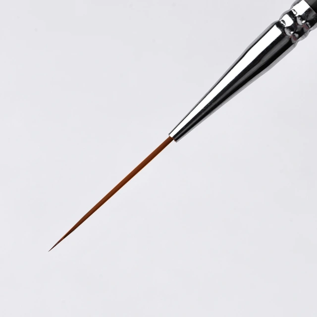 Custom Size Nail Art Liner Brush UV Gel Painting Acrylic Nail Brushes Striping Liner Brushes for Short Strokes Details Elongated