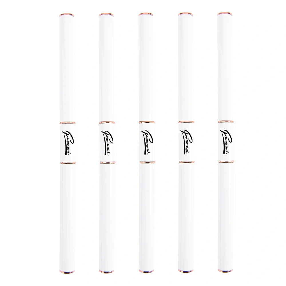 New Style Double Head Nylon Nail Brush Set Custom Logo Art Brush