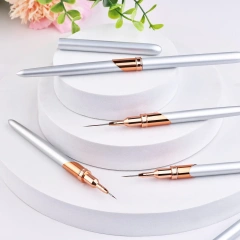 Professional Salon Grade Private Label Liner Brush Nail Art 5/7/9/11/15/25MM Extra Thin Nail Art Brush With Different Sizes